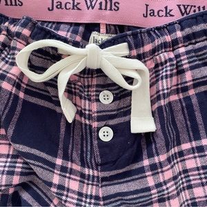 NWT Jack Wills Markenfield Plaid Flannel Pajama Lounge Pants